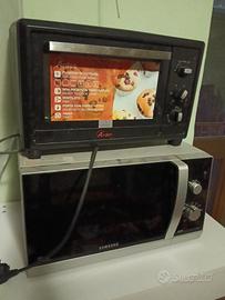 forno microonde e fornetto elettrico.
