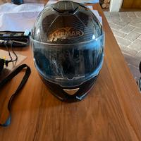 Casco modulare in carbonio Vemar tg S 56