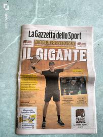 Gazzetta Sinner Vince Internazionali di Roma 2026