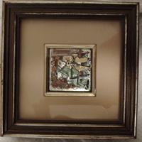 quadri vintage su lastra d'argento 