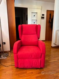 Poltrona alza persona elettrica reclinabile