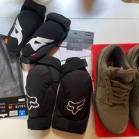 Protezione MTB + Scarpe Flat – Come Nuove