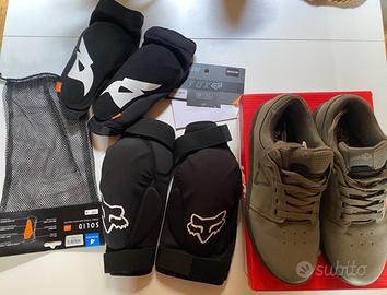 Protezione MTB + Scarpe Flat – Come Nuove