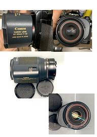 Canon AC 50mm e 75-200mm