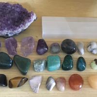 Drusa Cristalli Pietre burattate e Grezze