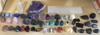 Drusa Cristalli Pietre burattate e Grezze