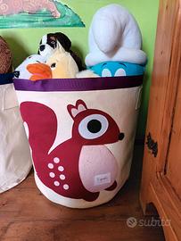 Cestoni porta giochi marca sprouts con animali 