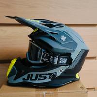 casco Just1 J18 tg. L + Scott OTG Quick Strap
