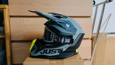 casco Just1 J18 tg. L + Scott OTG Quick Strap