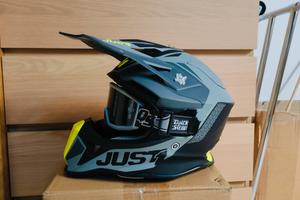 casco Just1 J18 tg. L + Scott OTG Quick Strap