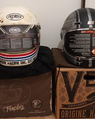 Caschi Moto Premier e Vega mod vintage 
