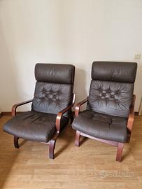Set 2 Poltrone Vintage scandinave, Anni '70