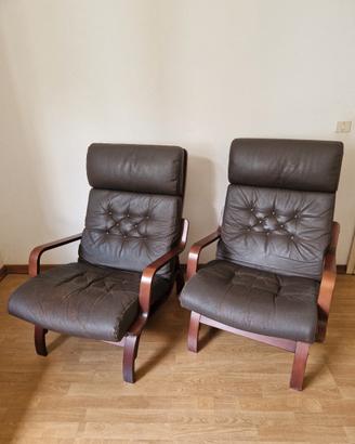 Set 2 Poltrone Vintage scandinave, Anni '70
