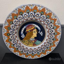 Piatto monumentale Faenza 47 cm - I. Gualteri