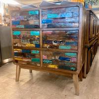 Cassettiera Teak Ric 6Css