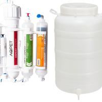 Aqpet osmosi 4 stadi + tanica 50LT con fontana