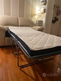 Divano letto in pelle 2 posti