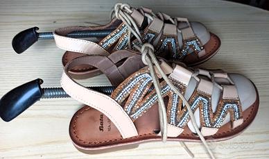 Sandali Bata da donna numero 36 in vera pelle