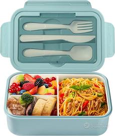 Porta Pranzo con Posate e 3 Scomparti