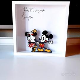 Cornice 3d mickey e minnie 