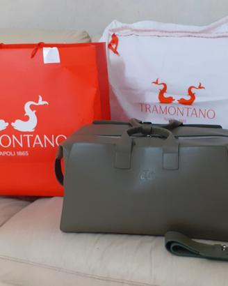 Borsone "Tramontano"in pelle di vitello. 