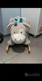 🐴 Asinello a dondolo per bambini – peluche