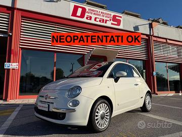Fiat 500 1.2 Lounge 69cv, NEOPATENTATI OK