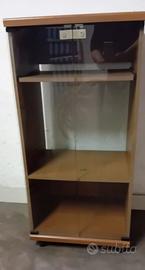 Mobile porta stereo legno chiaro