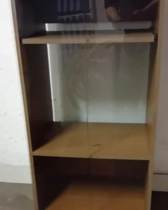 Mobile porta stereo legno chiaro