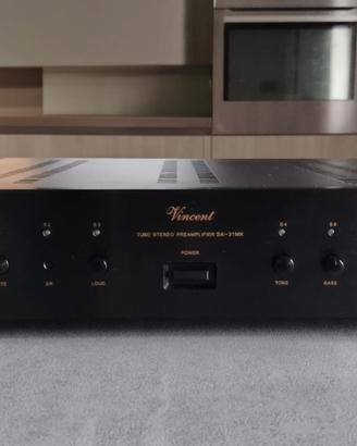 Vincent sa 31mk preamplificatore valvolare ibrido 