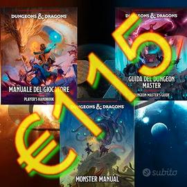 BUNDLE MANUALI D&D 2024 ITA NUOVI