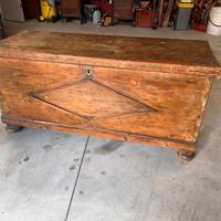 Cassapanca antica in legno massello – ’800