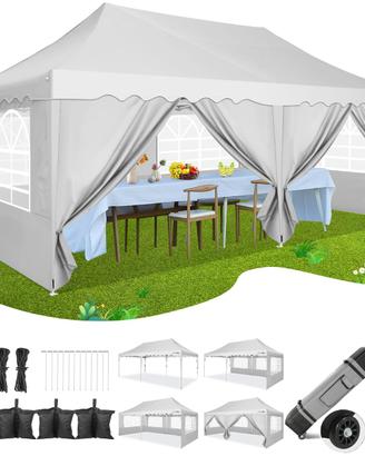 Gazebo robusto e impermeabile | 6x3m