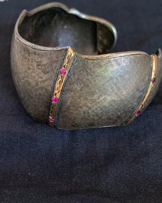 Braccialetto argento e oro