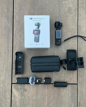 DJI Osmo Pocket 3 Creator Combo + Accessori