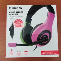 Cuffie Bigben wired stereo headset Nintendo Switch