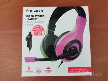 Cuffie Bigben wired stereo headset Nintendo Switch