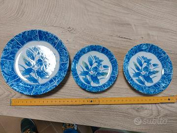 Piattini decorati ceramica 