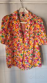 shein camicia donna fantasia retrò th XS 