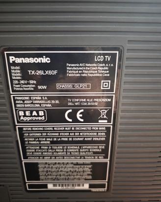 televisione Panasonic con decoder 