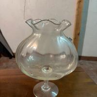 Vaso cristallo e vetro decorativi