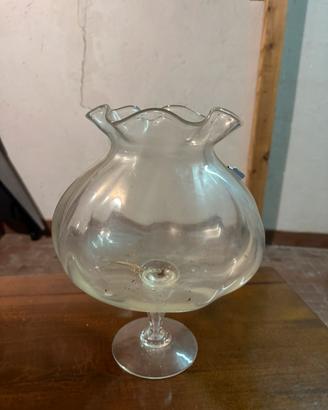 Vaso cristallo e vetro decorativi