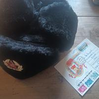 Cartolina e Basco Villaggio Olimpico Mosca 1980