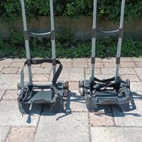 n.2 carrellini porta zaino