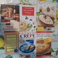 Nr. 6 libri di cucina vari- 1 di Artusi(tot. € 9)