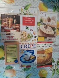 Nr. 6 libri di cucina vari- 1 di Artusi(tot. € 9)