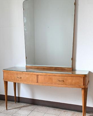 Cassettiera toilette con specchio anni ’60