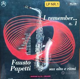 Lotto 2 LP – Fausto Papetti – Serie “I Remember”