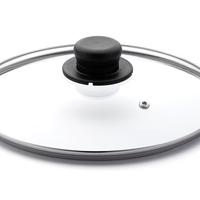 Coperchio in vetro con pomello 