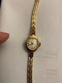 Oris Orologio Lady Vintage laminato oro